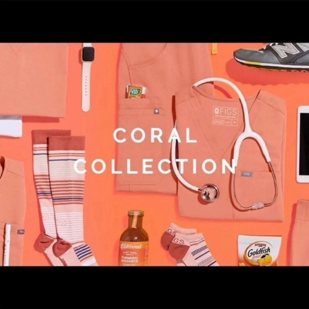 Coral scrub set